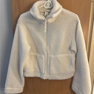 Off white Sherpa H&M jacket